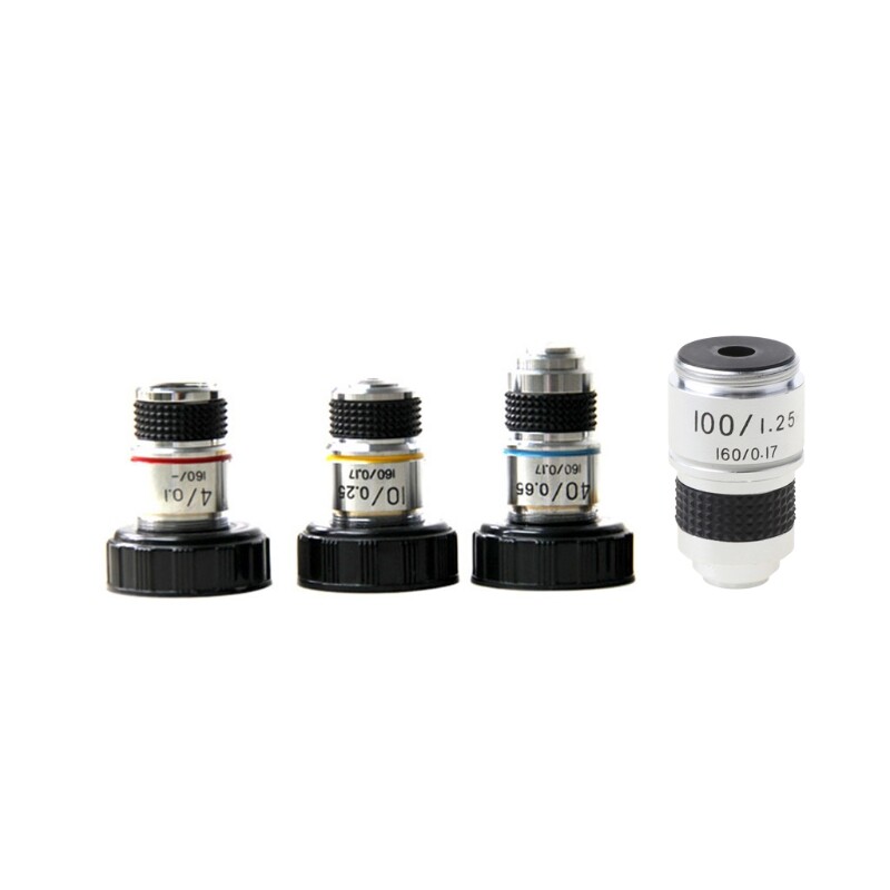 10X 40X 100X Microscope Objective Lens Achromatic Microscope Parts Microscope