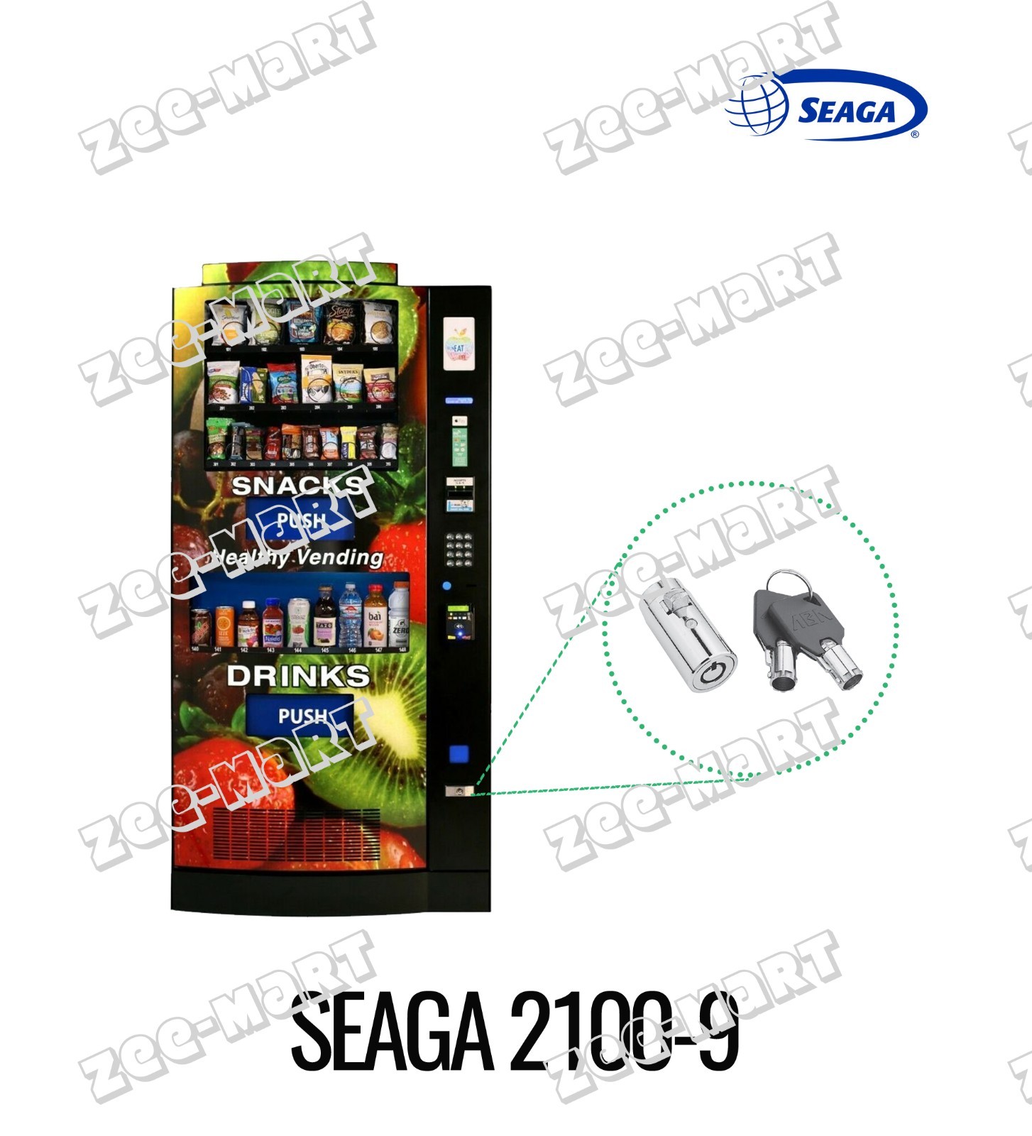 Vending Machine Lock - Seaga 2100-9