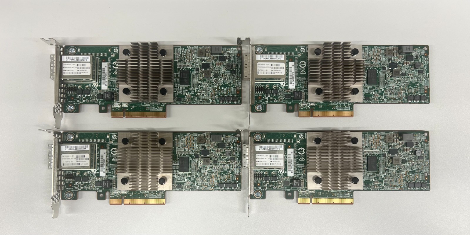 LOT OF 10x 726911-B21 HPE H241 12GB 2-PORT EXT SMART HOST BUS ADAPTER 750054-001