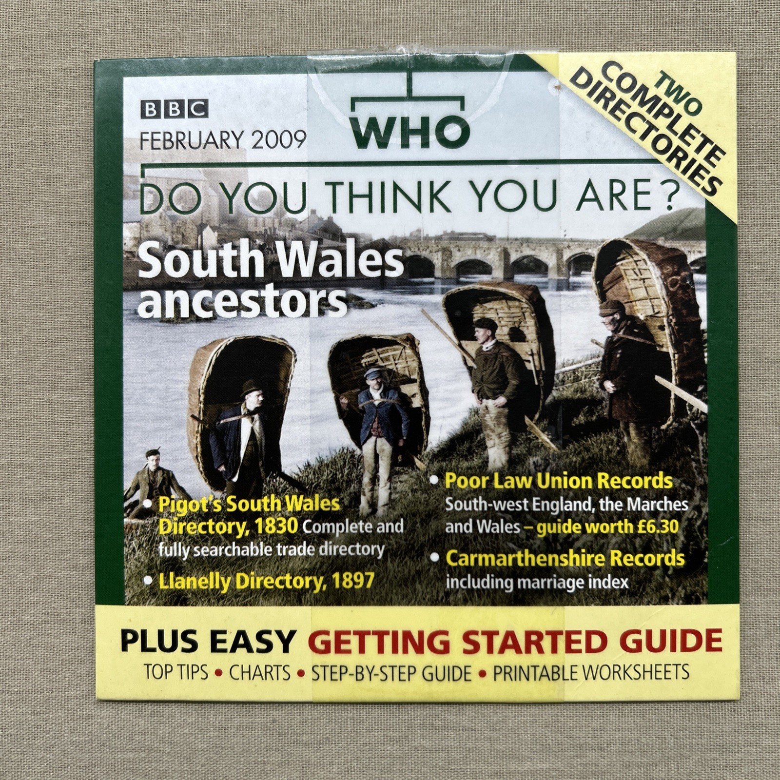 BBC Who Do You Think You Are? South Wales Ancestors (CD-ROM Feb. 2009) Directory