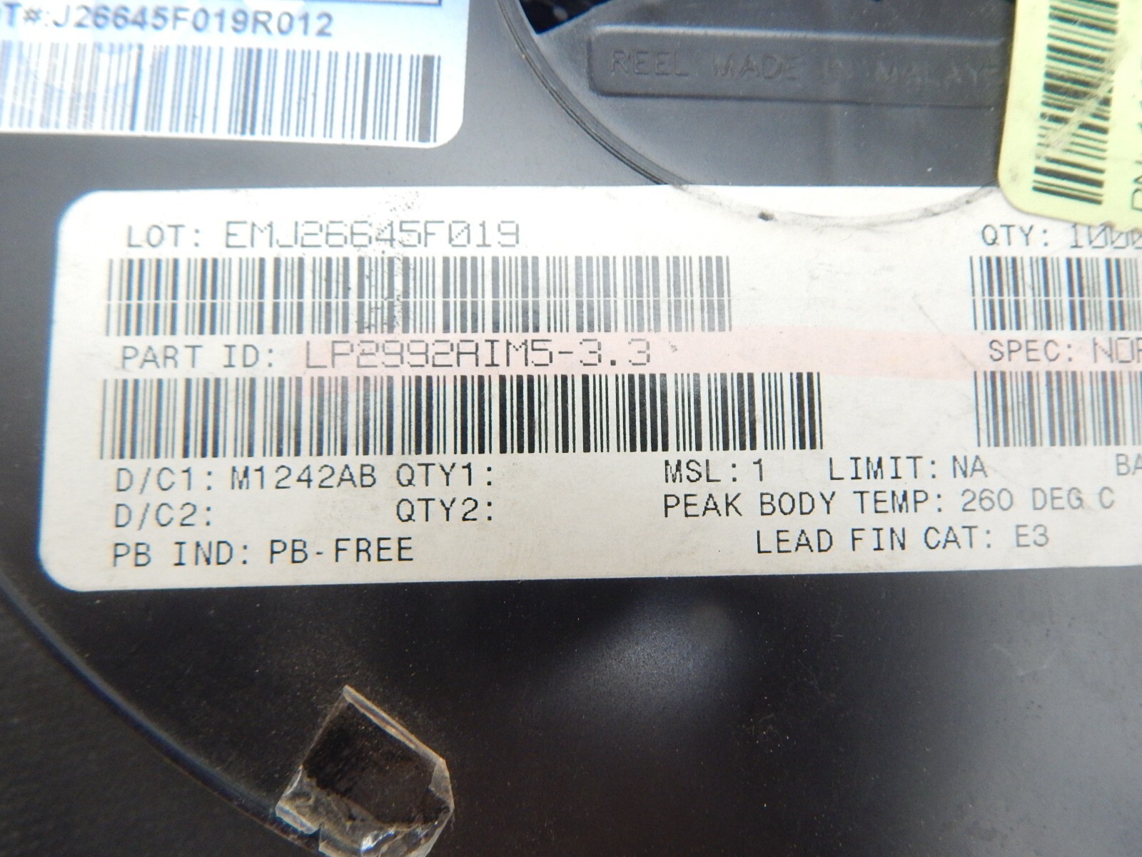 NATIONAL LP2992AIM5-3.3 LDO Voltage Regulator SOT-23 - LOT OF 5 - FAST SHIPPING
