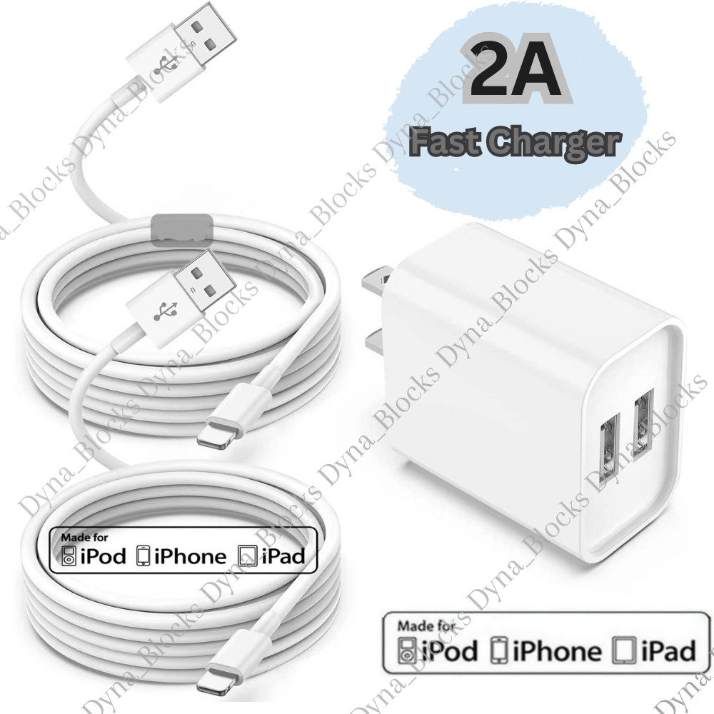 Super Fast USB Charger Cable Cord For iPhone 14 13 12 11 Pro Max XR XS 8 SE iPad