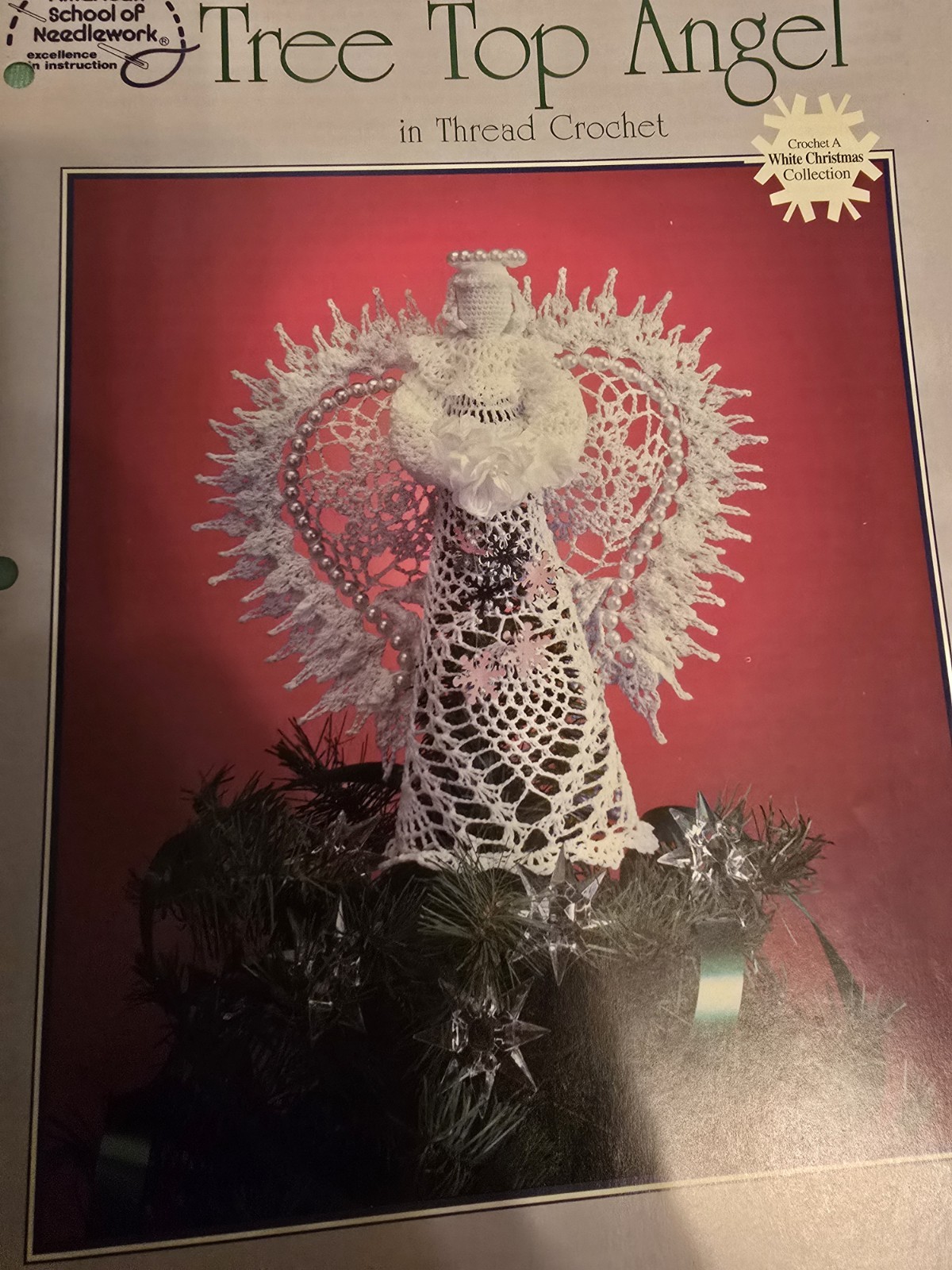 Tree Top Angel In Thread CROCHET By ASN