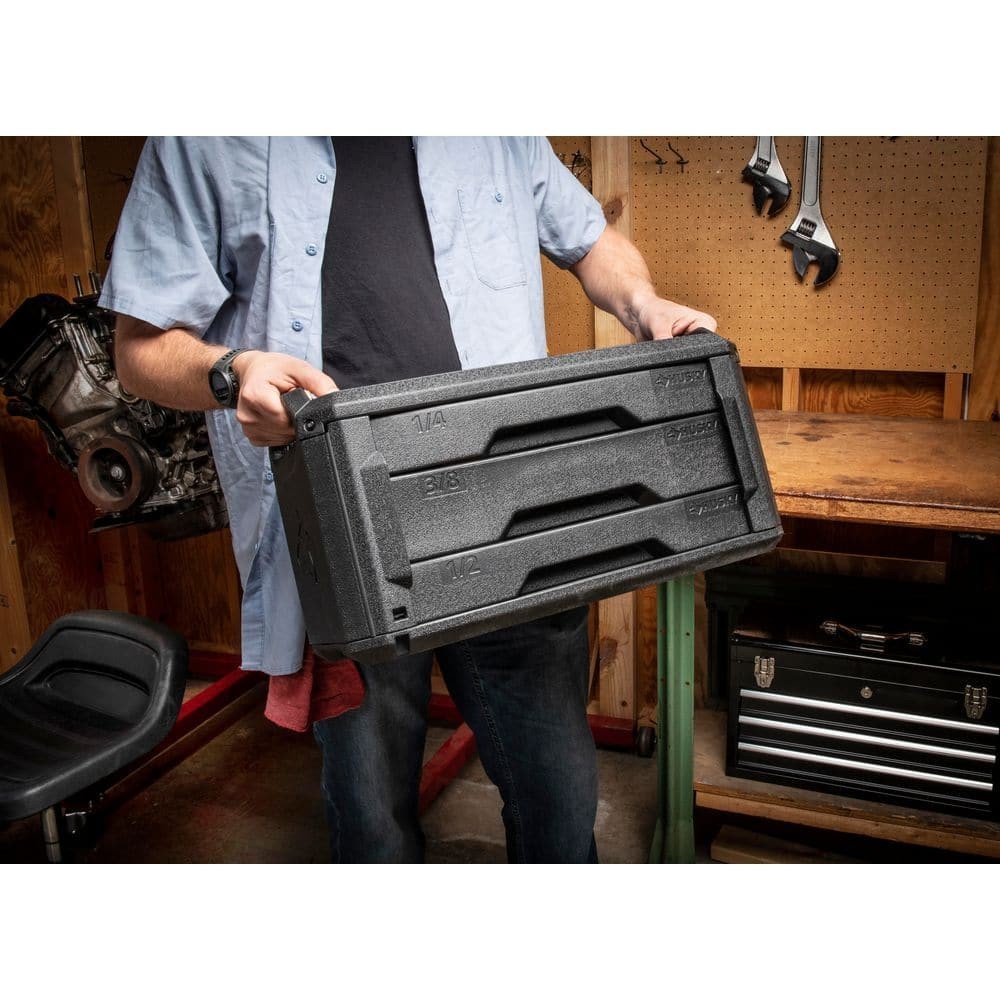 Mechanics Tool Set Kit Socket 280 Piece Case Tools Sae Metric Drive Box Ratchet