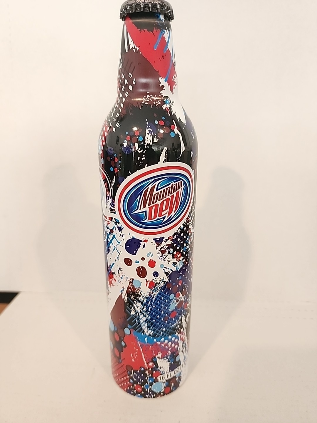 Mountain Dew Pop Art Bottle Limited Edition Fourth of July Set 1 Of 4 2008