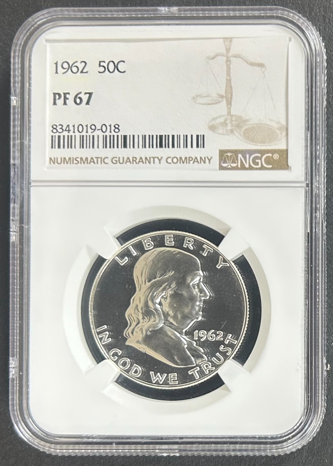 1962 50C Franklin NGC (#018)