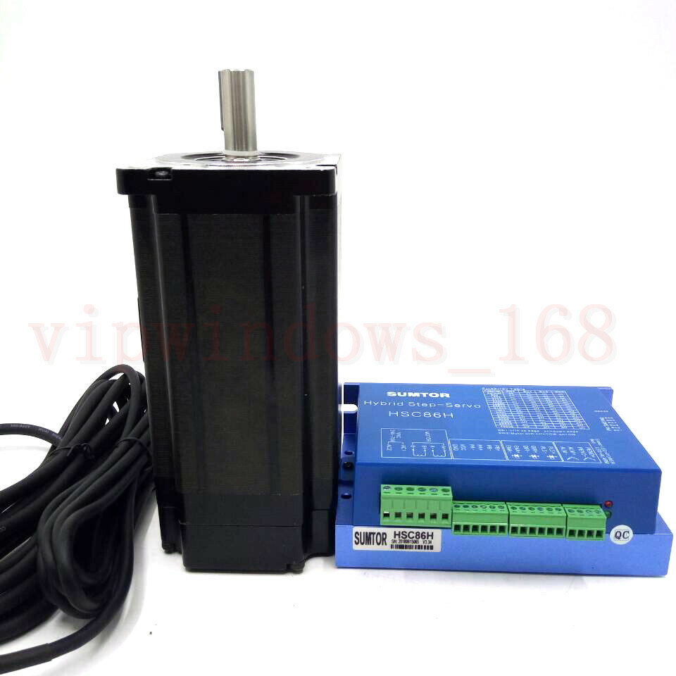 NEMA34 8.5NM 6A Closed-loop Stepper Motor Driver Hybrid Servo Kit&Encoder Cable