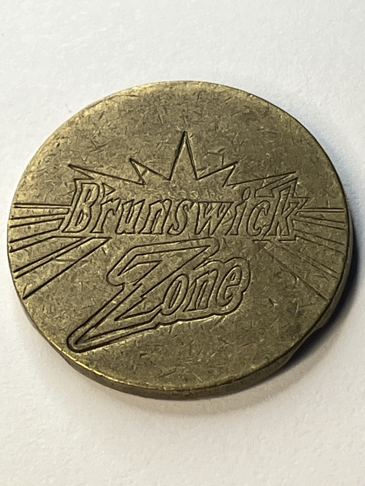 Older Brunswick Zone Bowling Alley Arcade Token #tf1