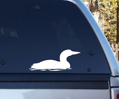 Loon Duck - Vinyl Decal Outdoor Weatherproof
