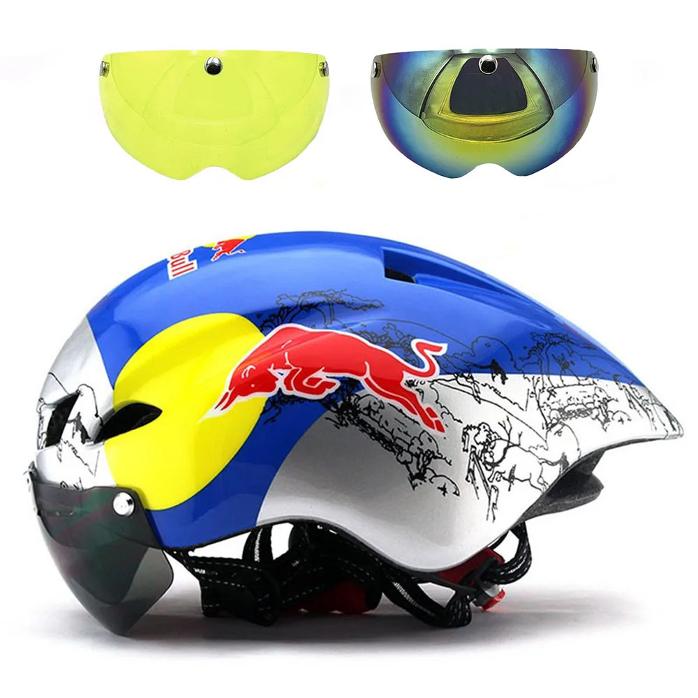 Road Bicycle Helmet Cycling Goggle TT Racing Helmets Bike Sports Safety Road NEW