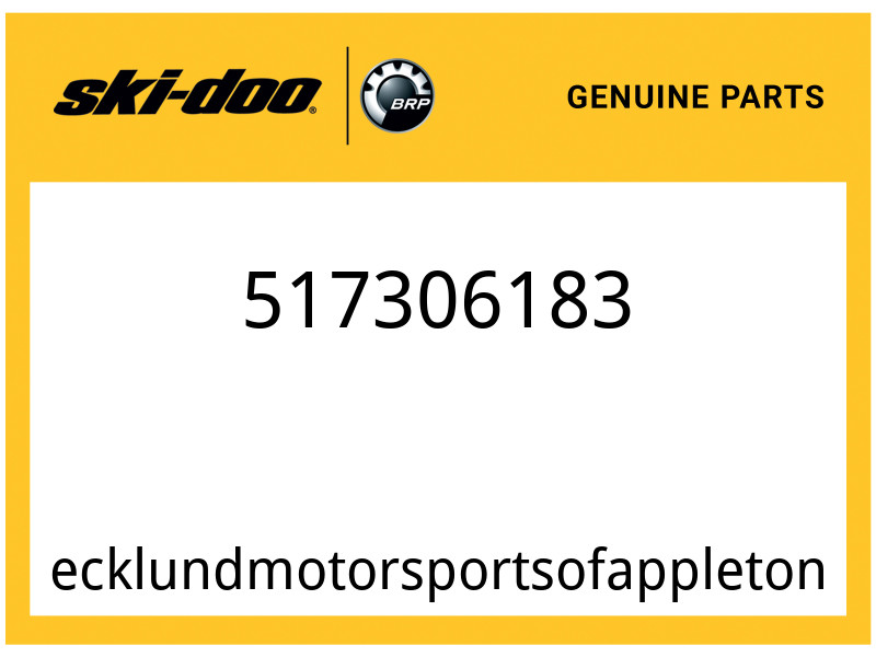 Ski-Doo OEM Part 517306183 Deep Black, Windshield Support