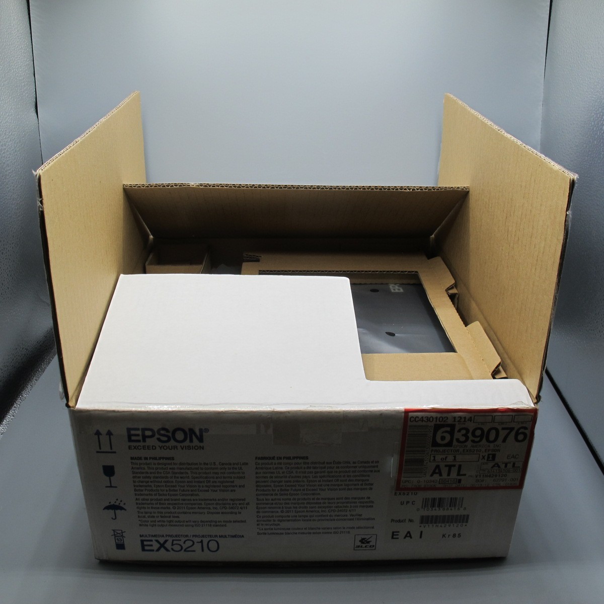 NEW Open Box Epson EX5210 Projector 2800 Lumens LCD Projector (FREE SHIP!)