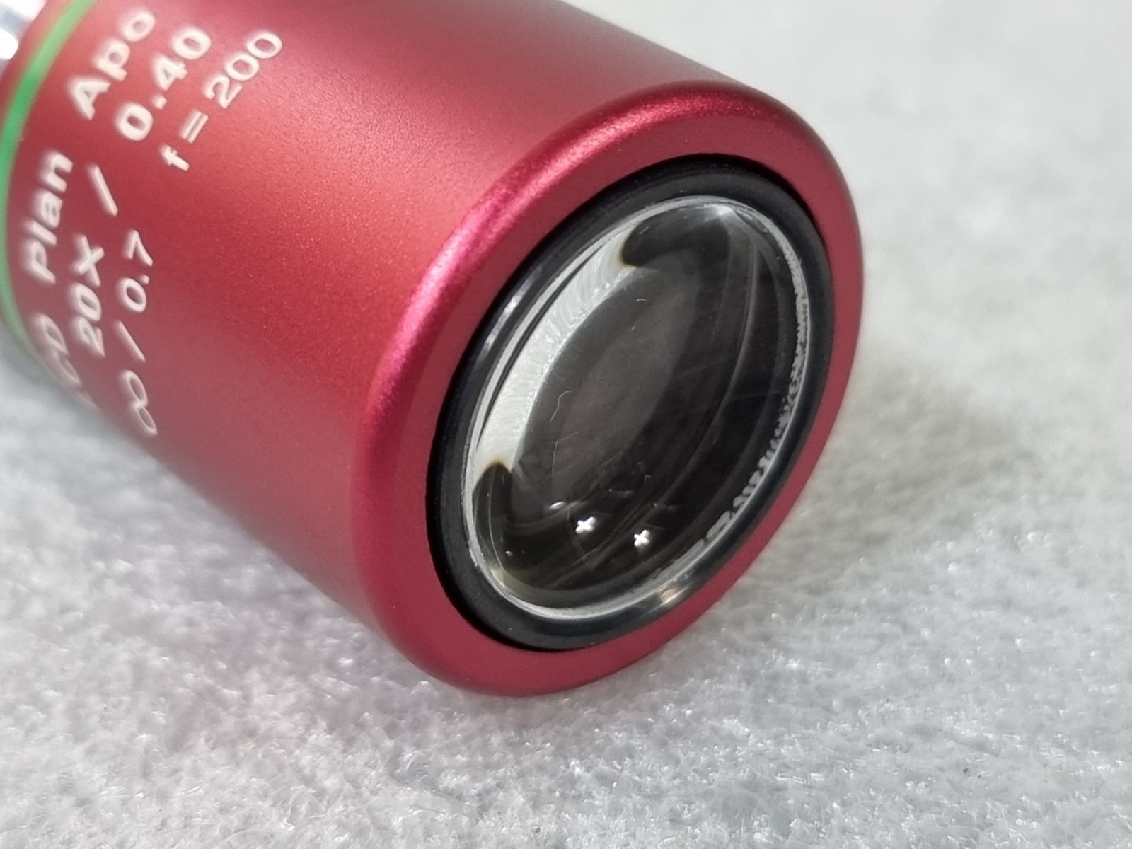 MITUTOYO LCD Plan Apo NIR 20X / 0.40 ∞ /0.7 f=200 Microscope Objective Lens #1