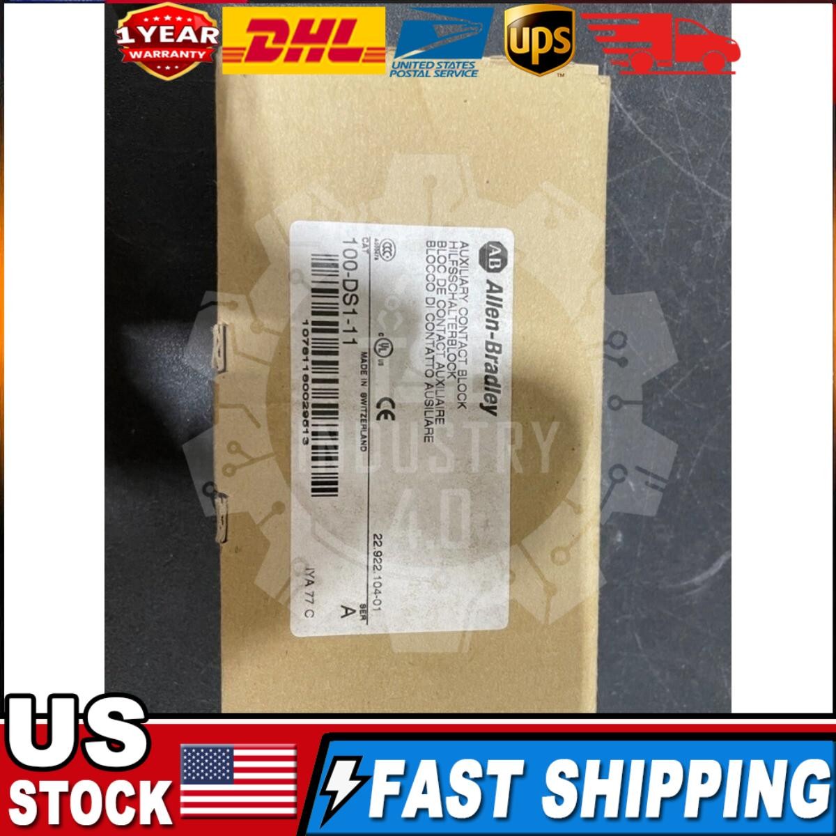 AB 100-DS1-11 Contactor Auxiliary Contact New 100DS111