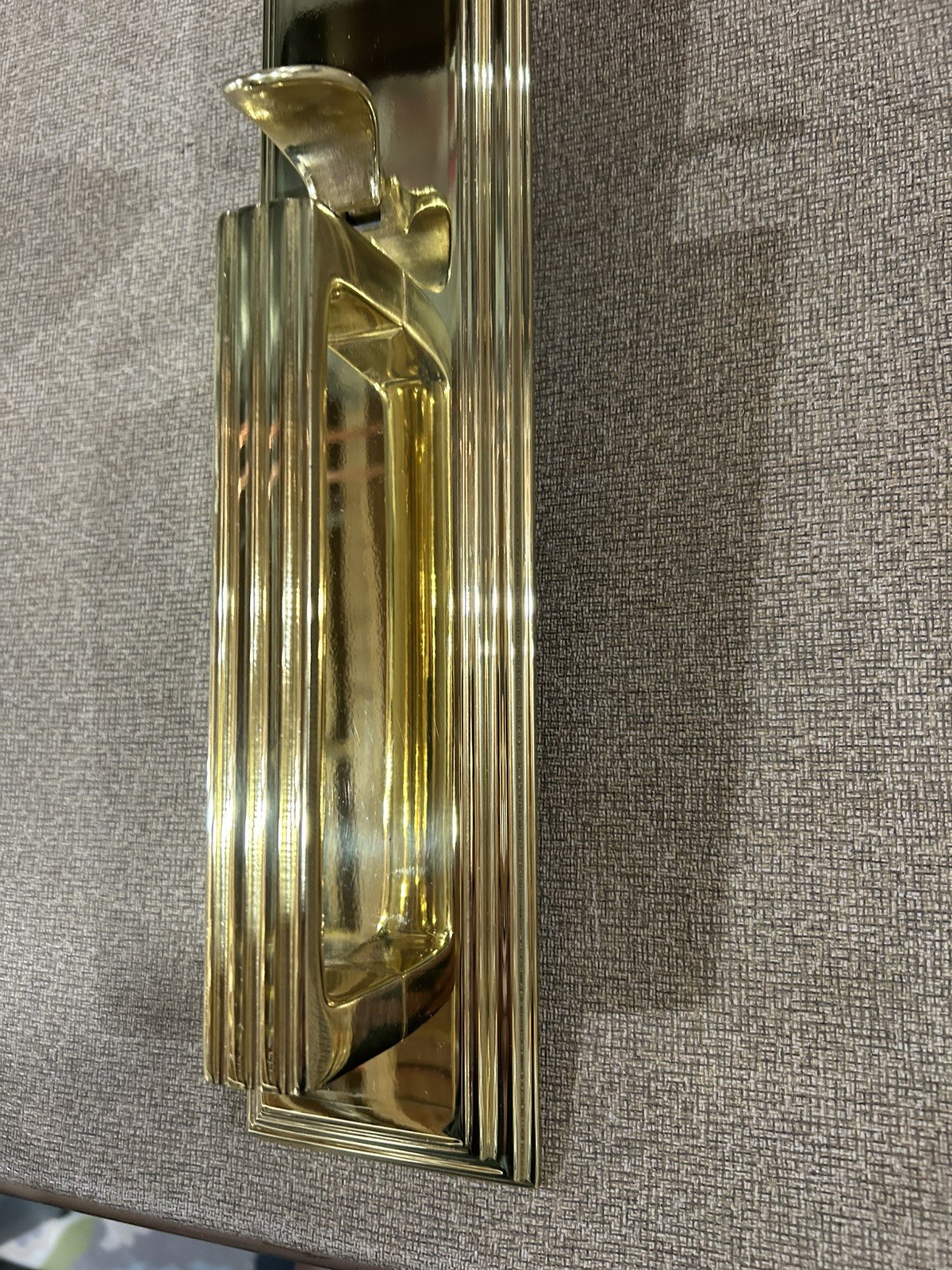 Baldwin Tremont 6605 Exterior Active Face Plate Gold Trim