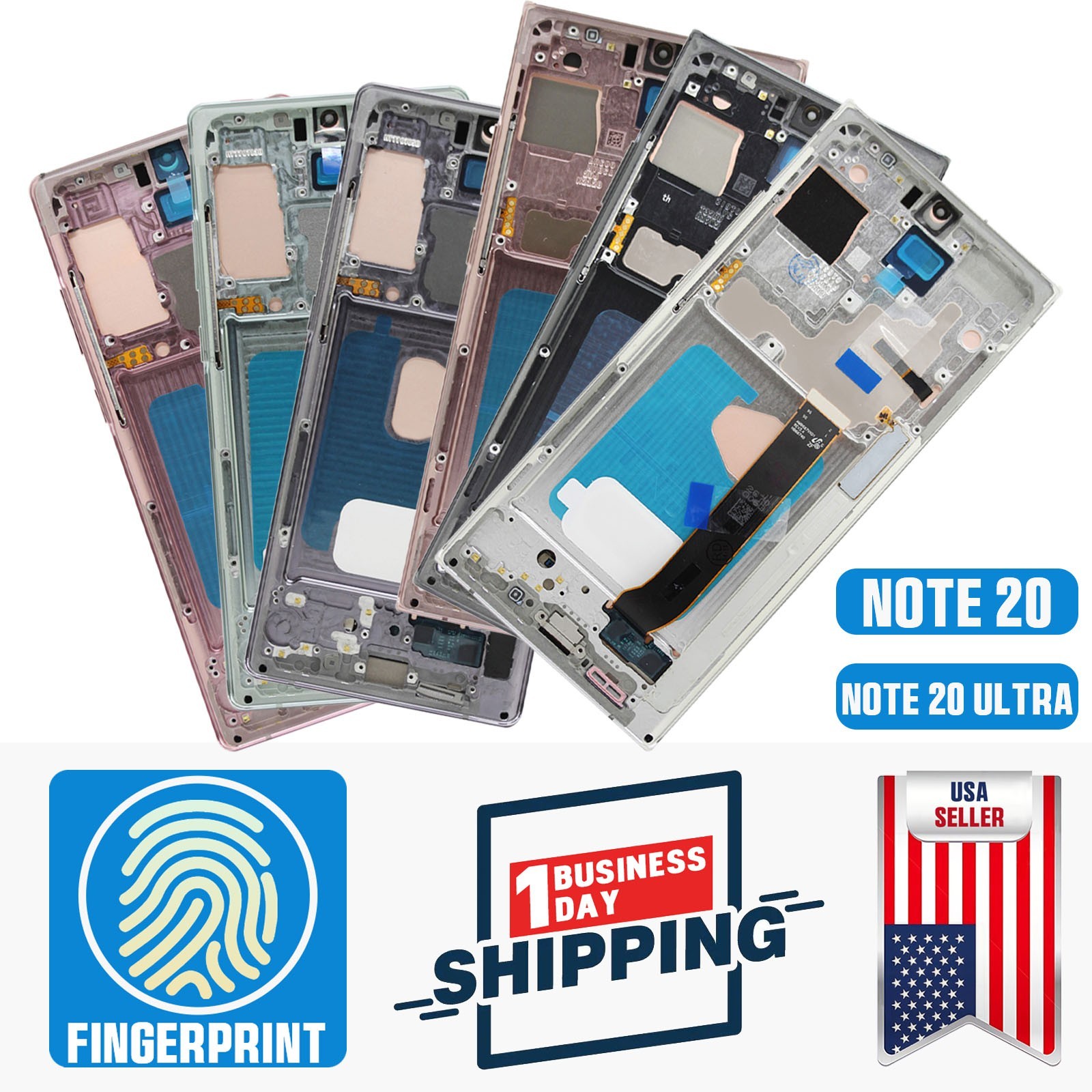 OLED Display Digitiizer Touch Screen Frame For Galaxy Note20/Note 20 Ultra USA
