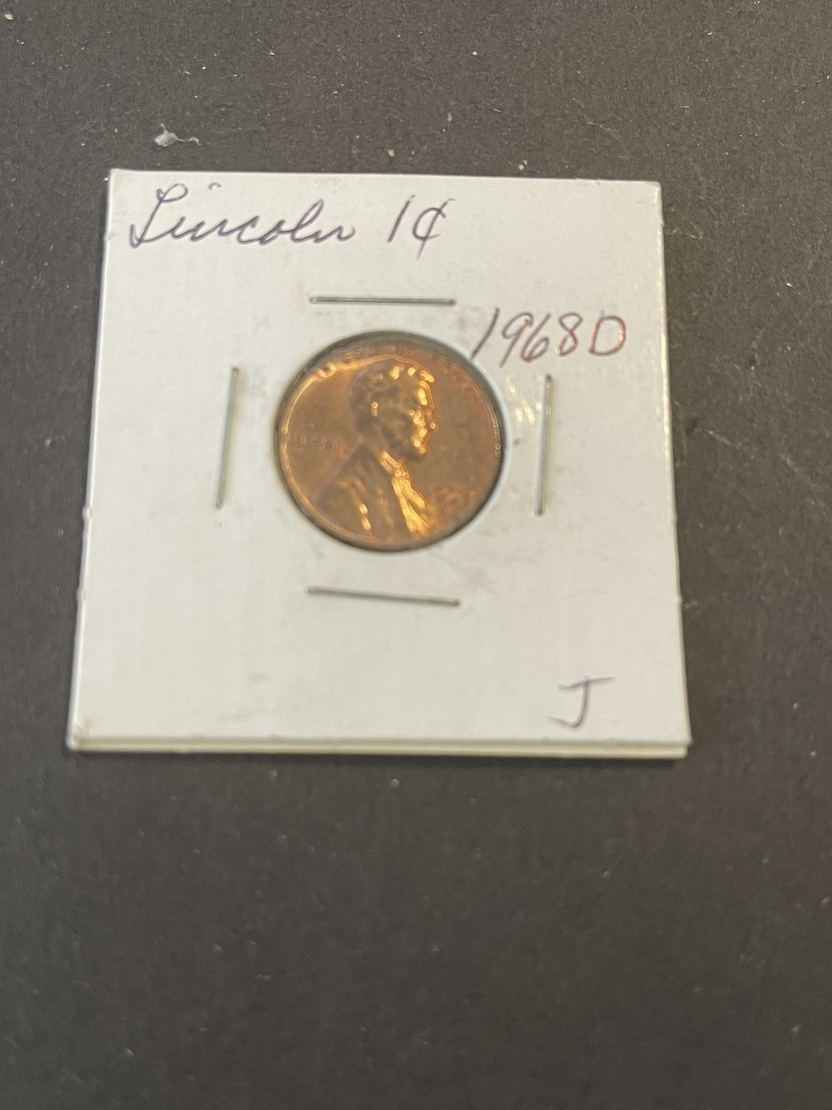 1968 D Lincoln Memorial Penny Brilliant Uncirculated Cent Red BU Coin RED X1996
