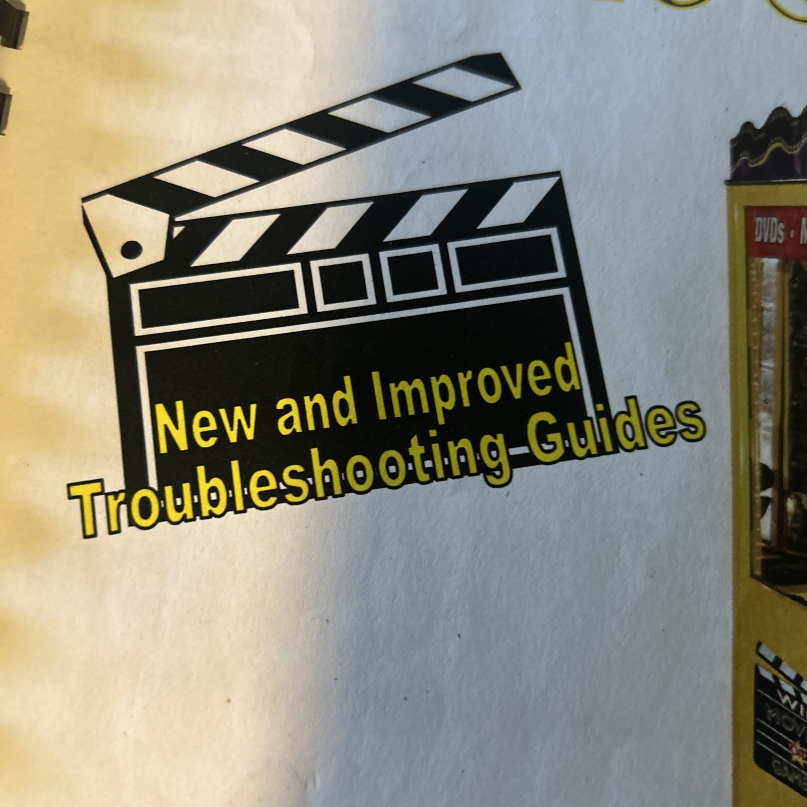Movie Stop Bay Tek With Schematic Arcade Game Manual