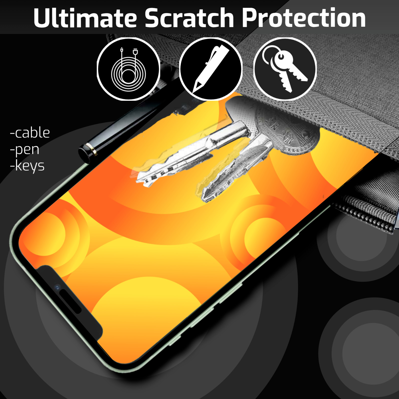 TEMPERED GLASS SCREEN PROTECTOR For SAMSUNG GALAXY A14 9H FULL COVERAGE GORILLA