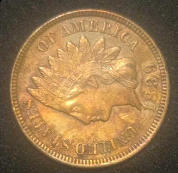 1899 Indian Head Cent - Nicely Struck Colorful Example - FREE SHIPPING