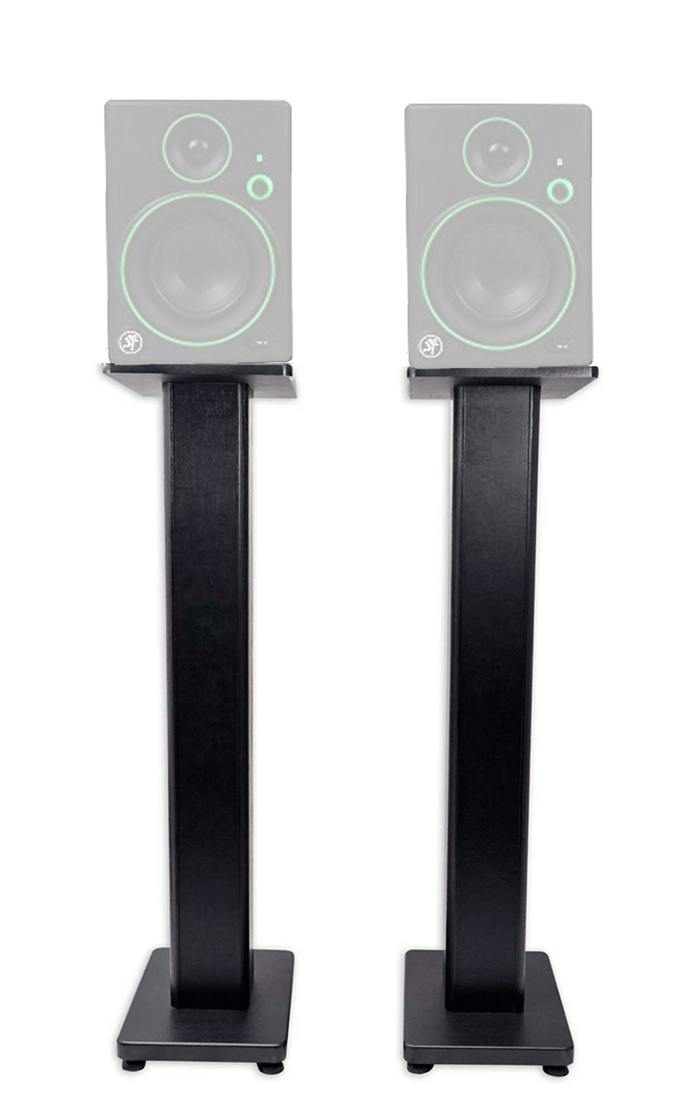 (2) Rockville 28" Studio Monitor Speaker Stands For Mackie CR5BT Monitors
