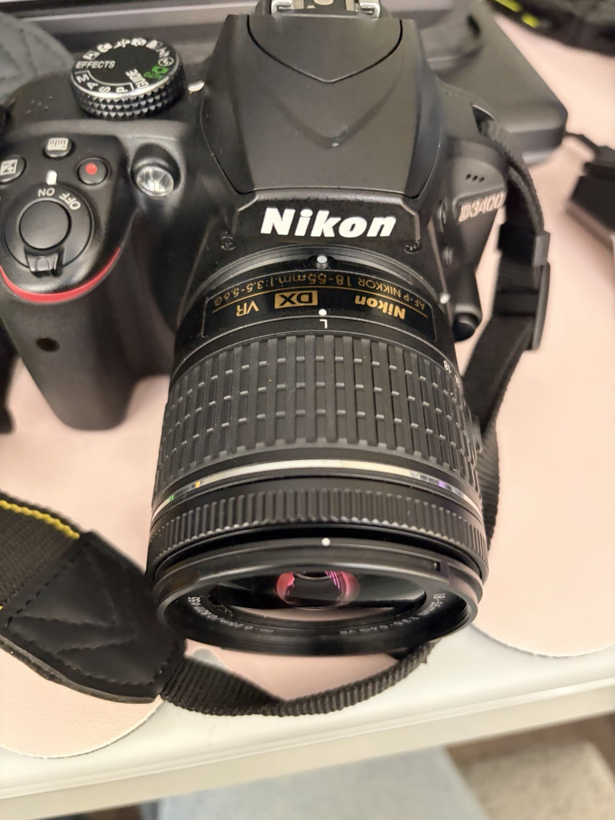 Nikon D3400 Bundle AF-P DX 18-55mm Lens EN-EL14a Battery MH-24 Charger Lowepro …