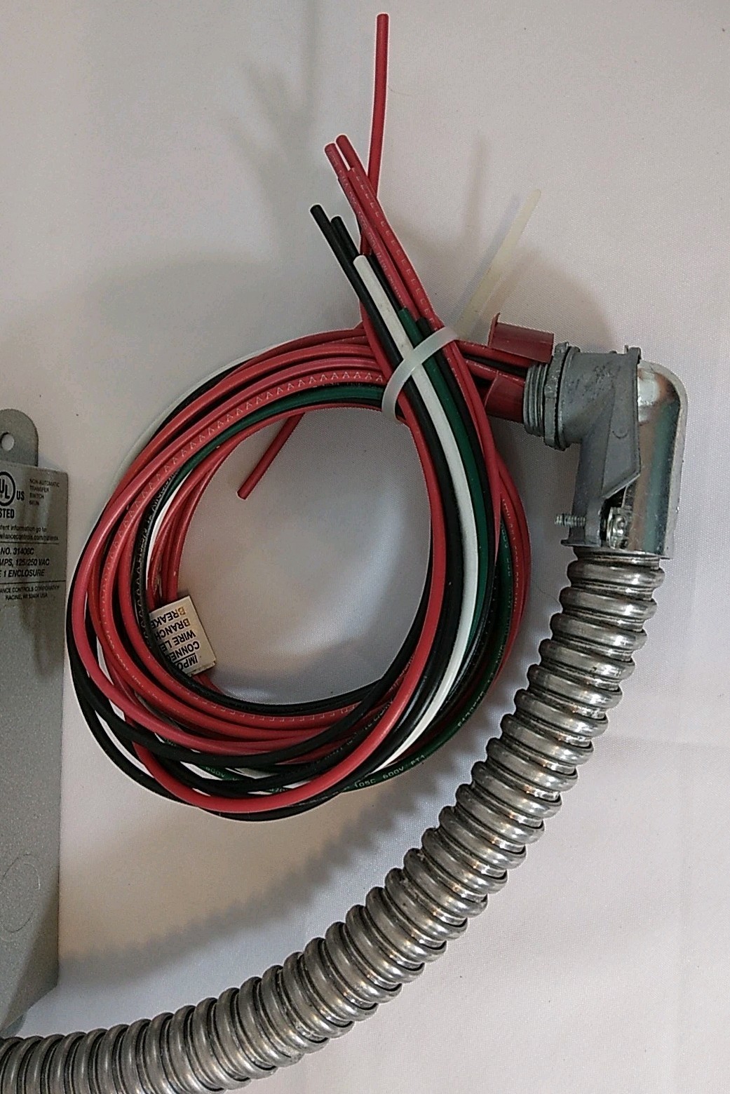 Reliance Controls ProTran Model 31406C Generator Transfer Switch