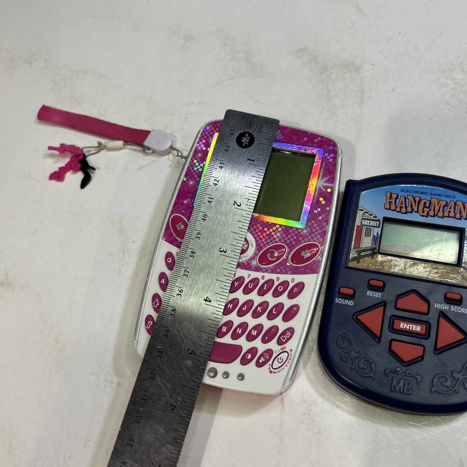 Handheld Games Barbie Hangman Poker All Work 3 Pack Bundle