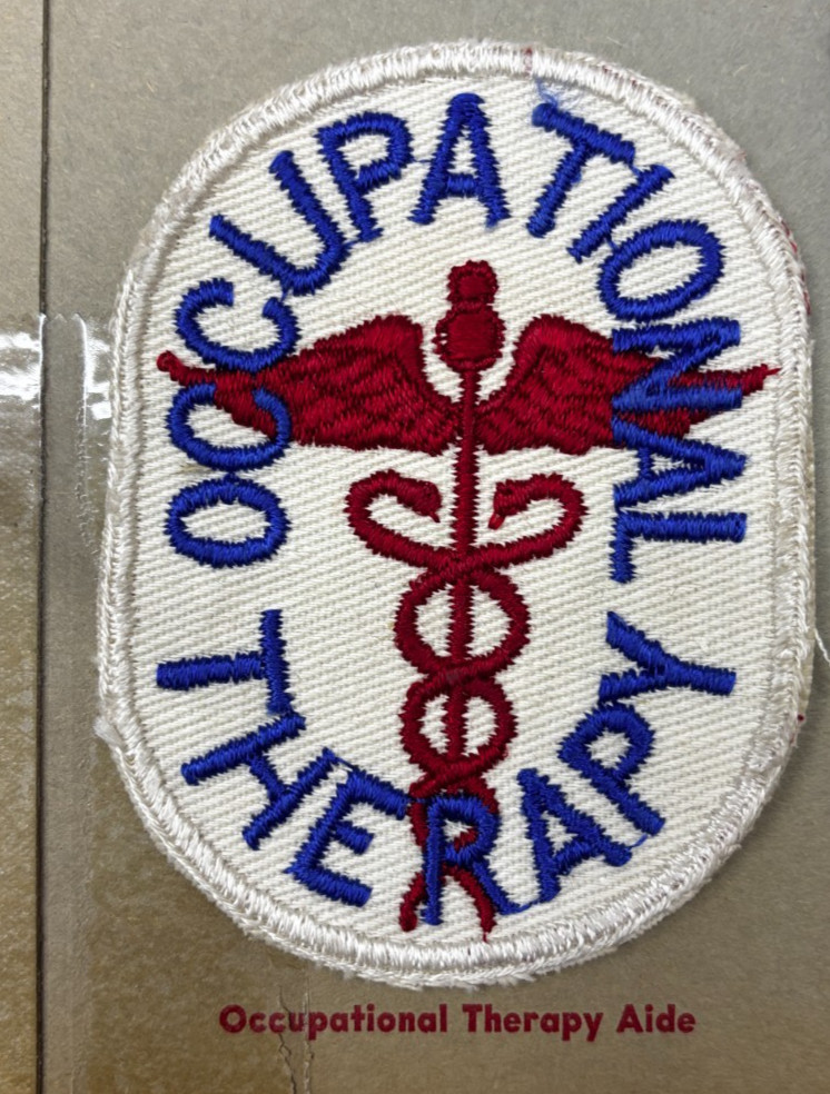 Kay Adams Collection WW 2 Occupational Therapy Aide Patch Inv# KA439