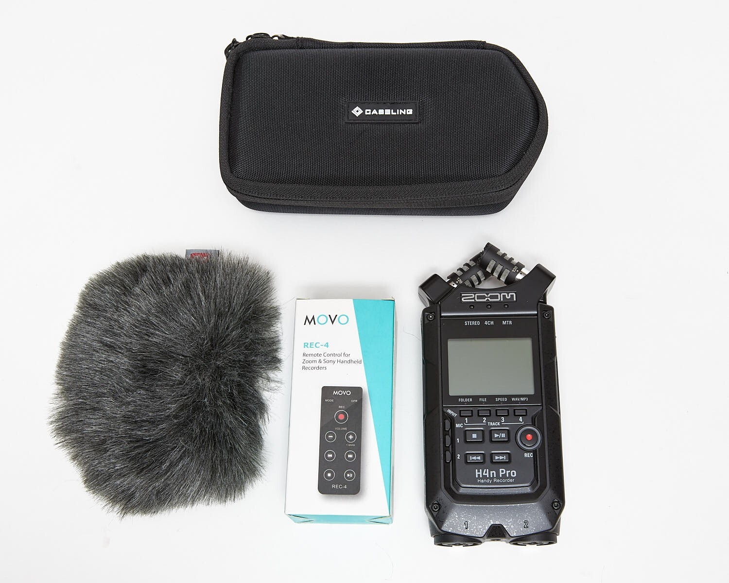Zoom H4n Pro 4-Track Portable Recorder, All Black, 2 XLR - Open Box