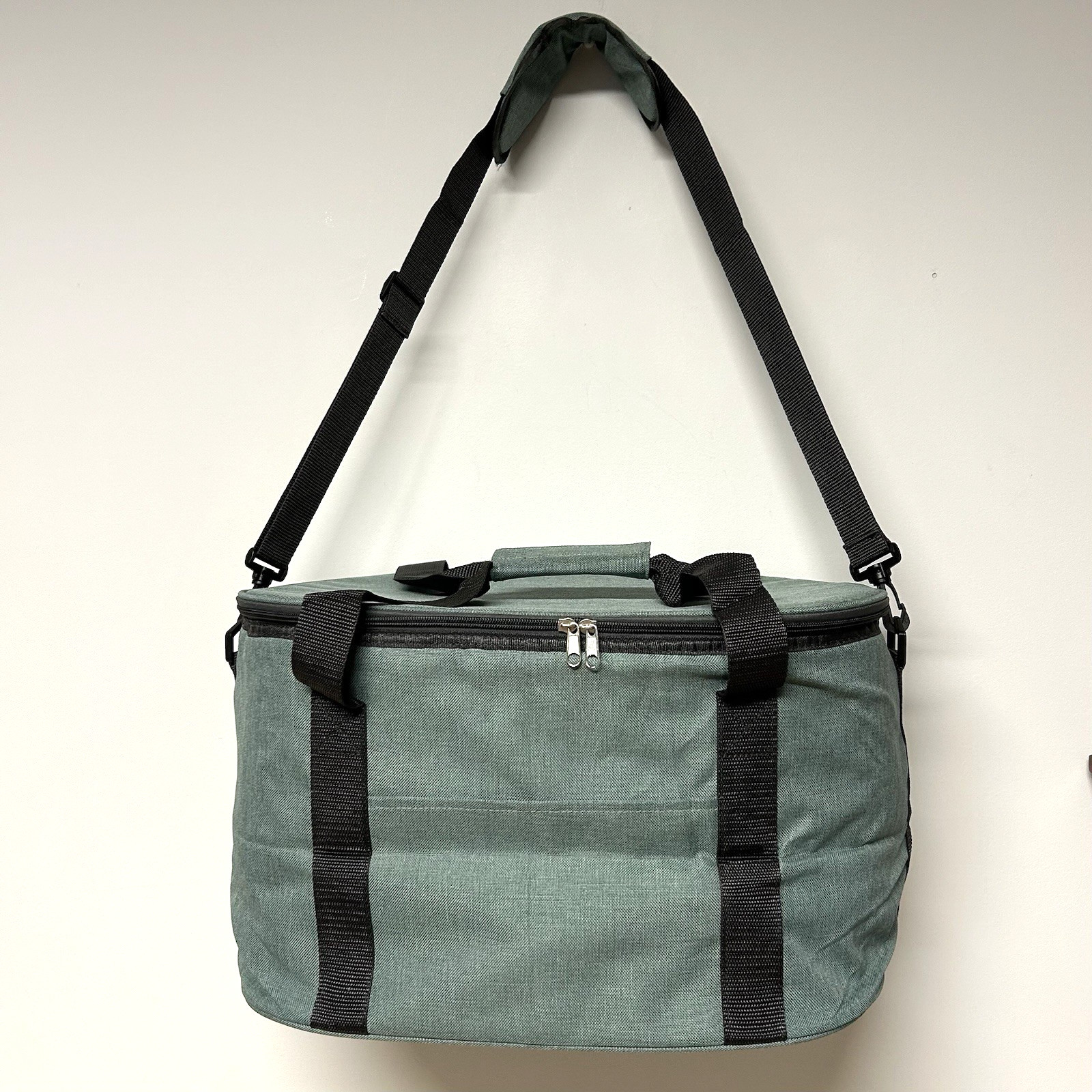 NEW DSW Soft Cooler Bag Sage Green Large Insulated Shoulder Strap Beach Game Day