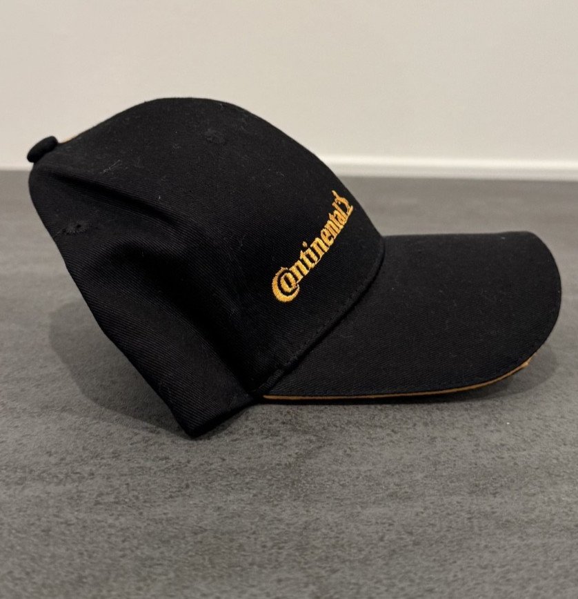 Official Licensed Continental Tires Black Snapback Baseball Cap Hat