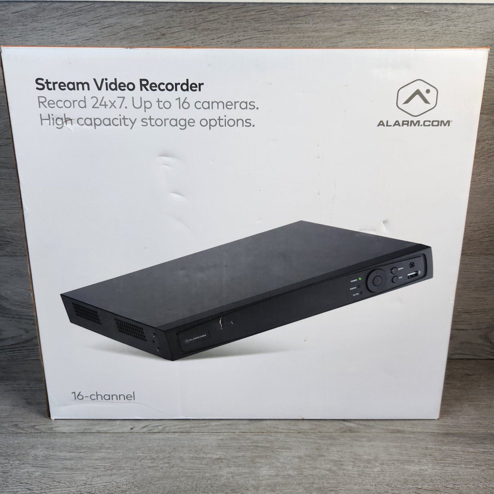 Alarm.com 4K 2TB Recorder NVR Surveillance ADC-CSVR126-16CH