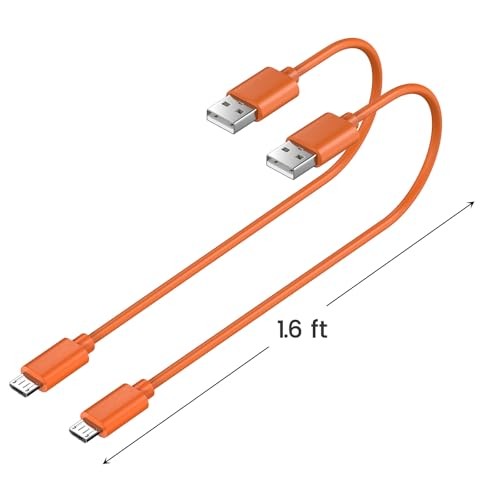 2-Pack Charger Cord for Ring Enabled Video Doorbell (Released in CABLE+CABLE