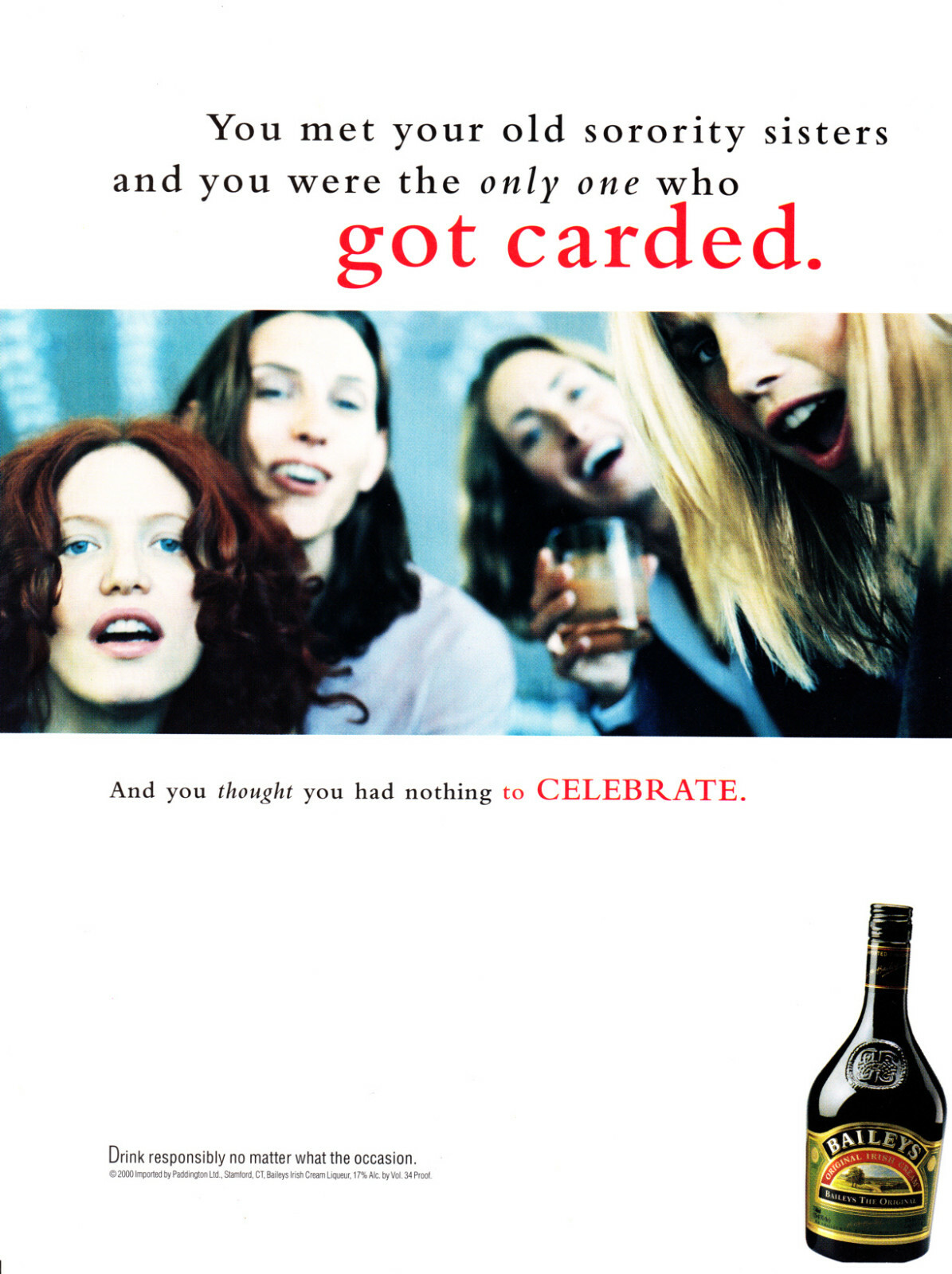 BAILEYS magazine AD #45 RARE 2000 OUT OF PRINT VINTAGE