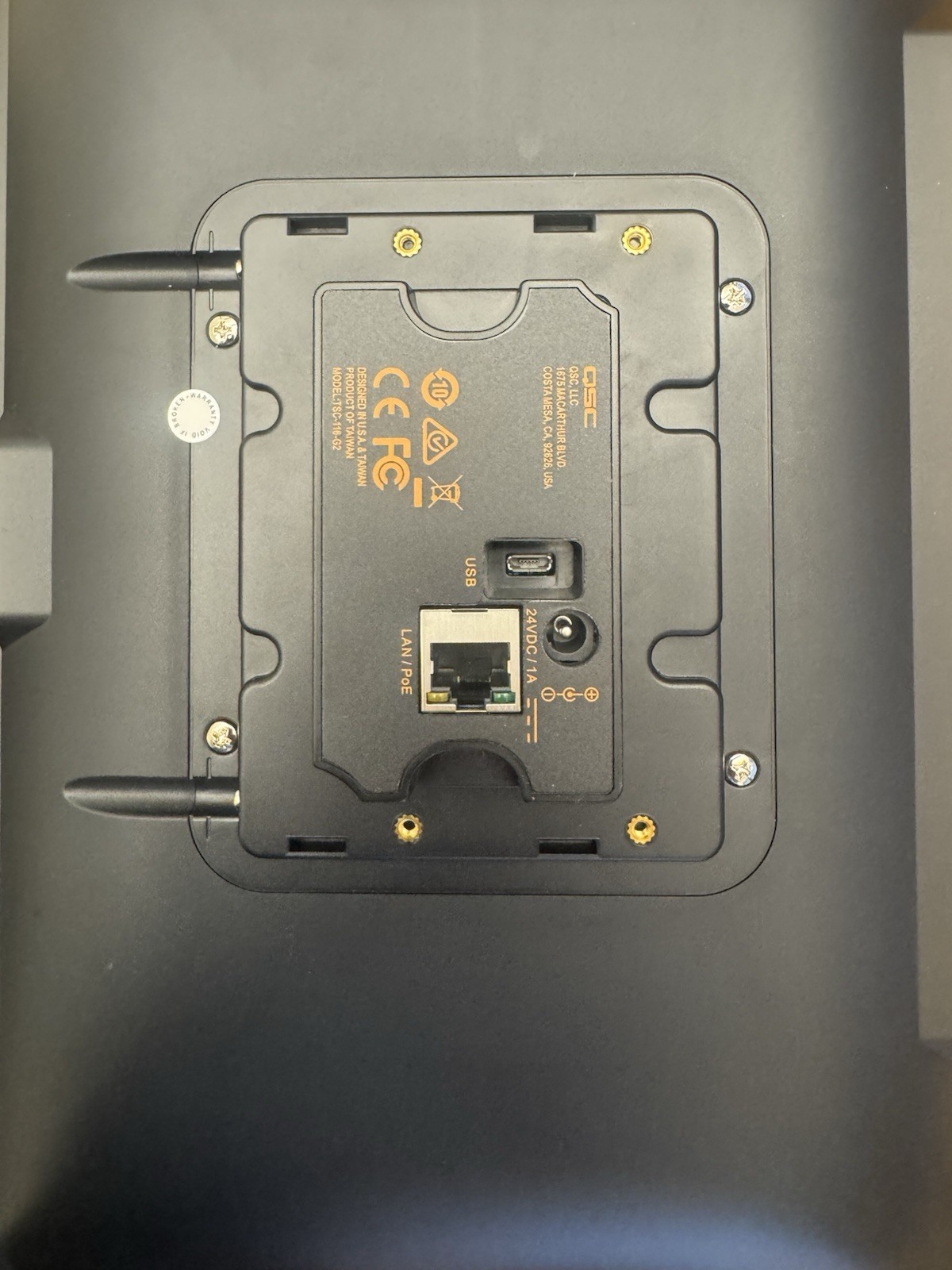 QSC TSC-116-G2 Touchscreen Controller 24vdc/1a
