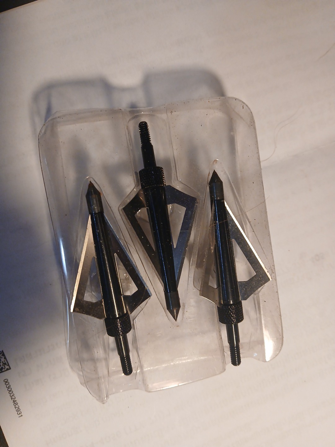 Emiya 3 Pack Archery Broadhead 3 Fixed Blade Hunting Arrow Tips For Compound Bow