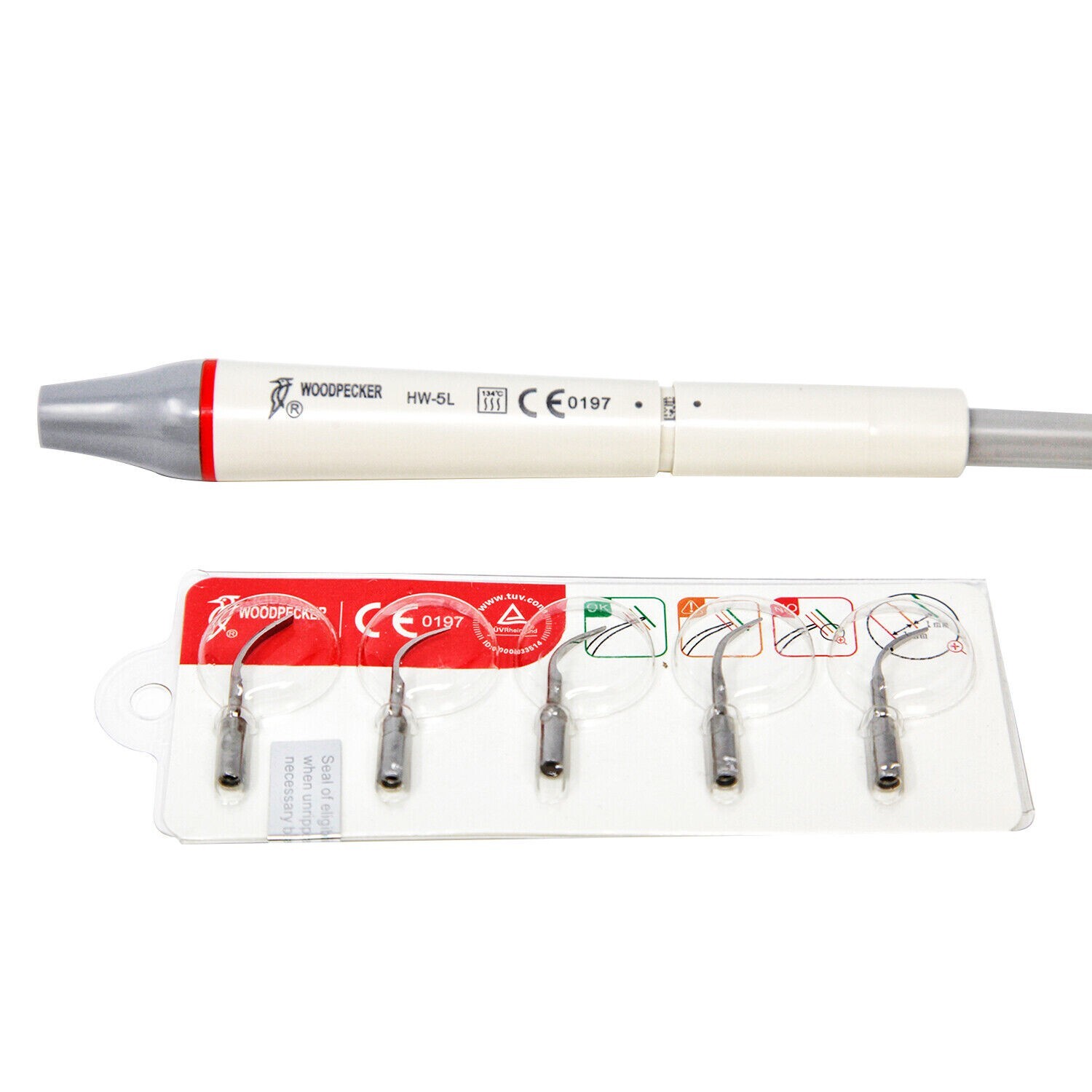 Woodpecker Dental UDS-E UDS-P LED Ultrasonic Piezo Scaler Scaler Handpiece