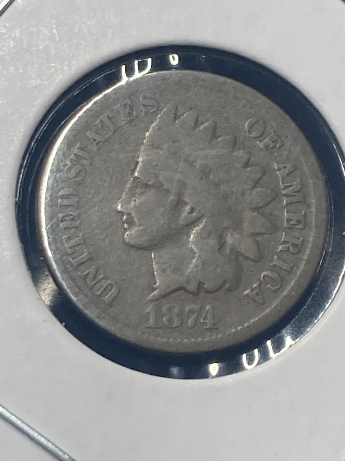 1874 Indian Head Cent - As Shown! (#0731)