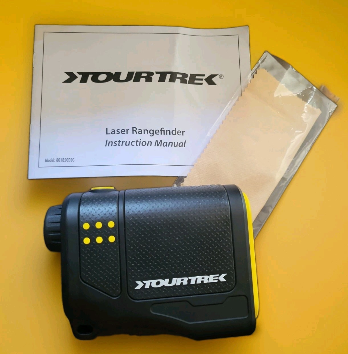 Tourtrek Range Finder Golf Range Finder Laser, Case & Box - Needs CR2 Battery