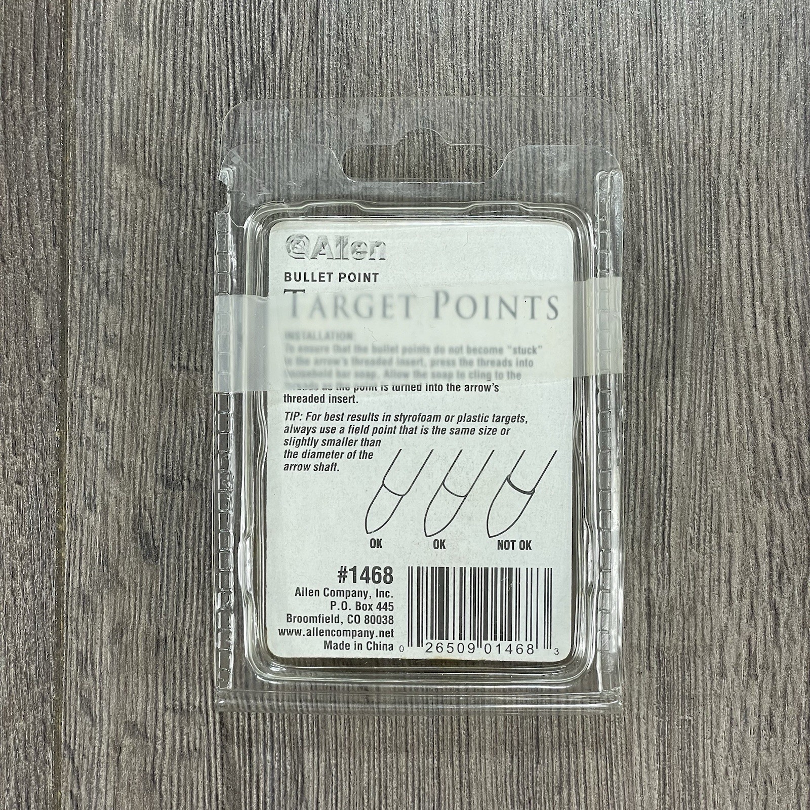 Allen Bullet Points Arrow Heads 9 Total Archery Field 1468 Carbon Arrows