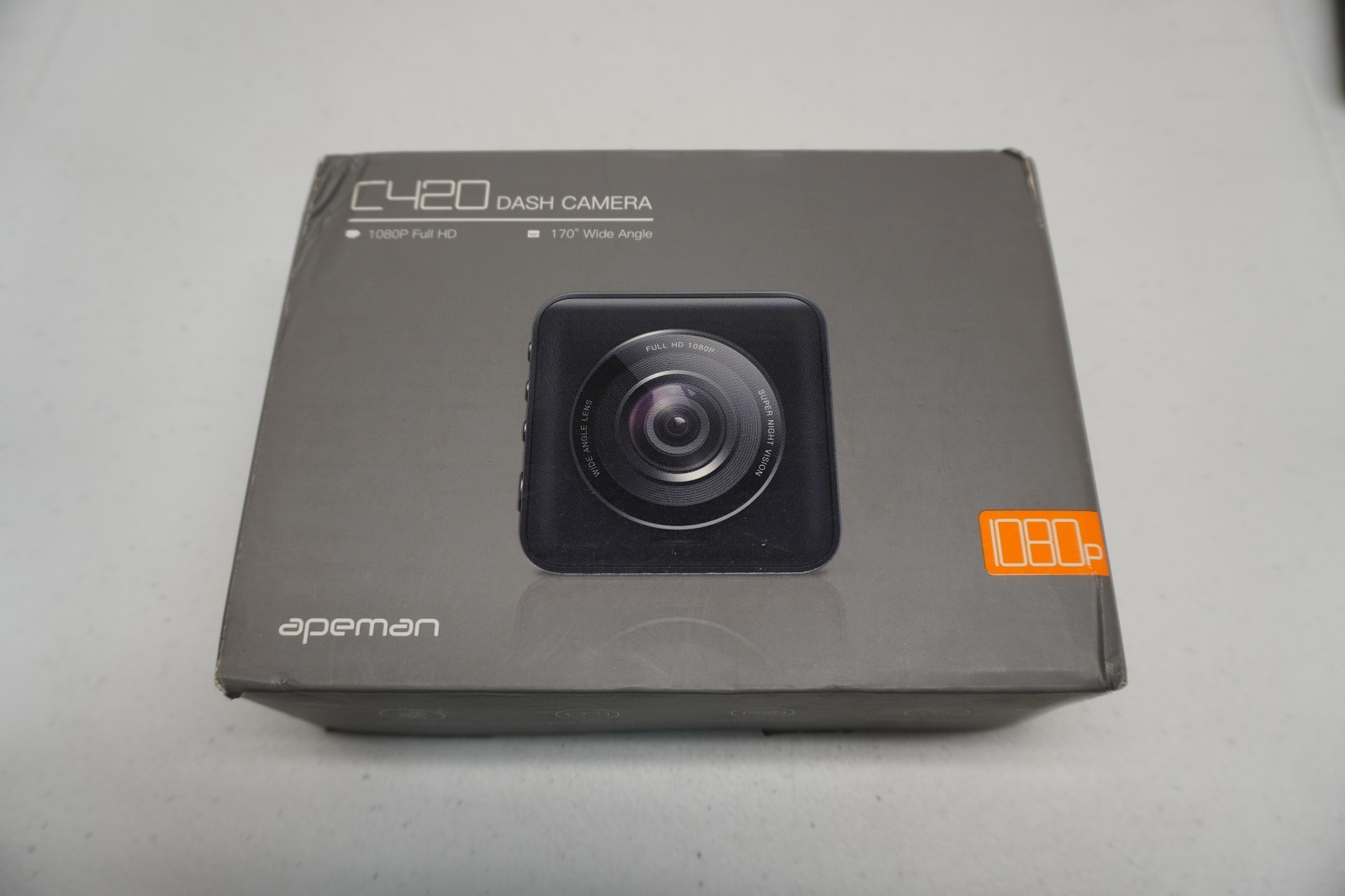 APEMAN C420 Full HP 1080P Dual Dash Camera Night Vision 170° Wide Angle 2.0 LCD