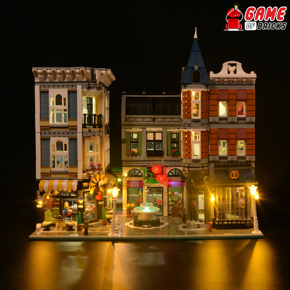 LED Light Kit for Assembly Square - Compatible with LEGO® 10255 Set