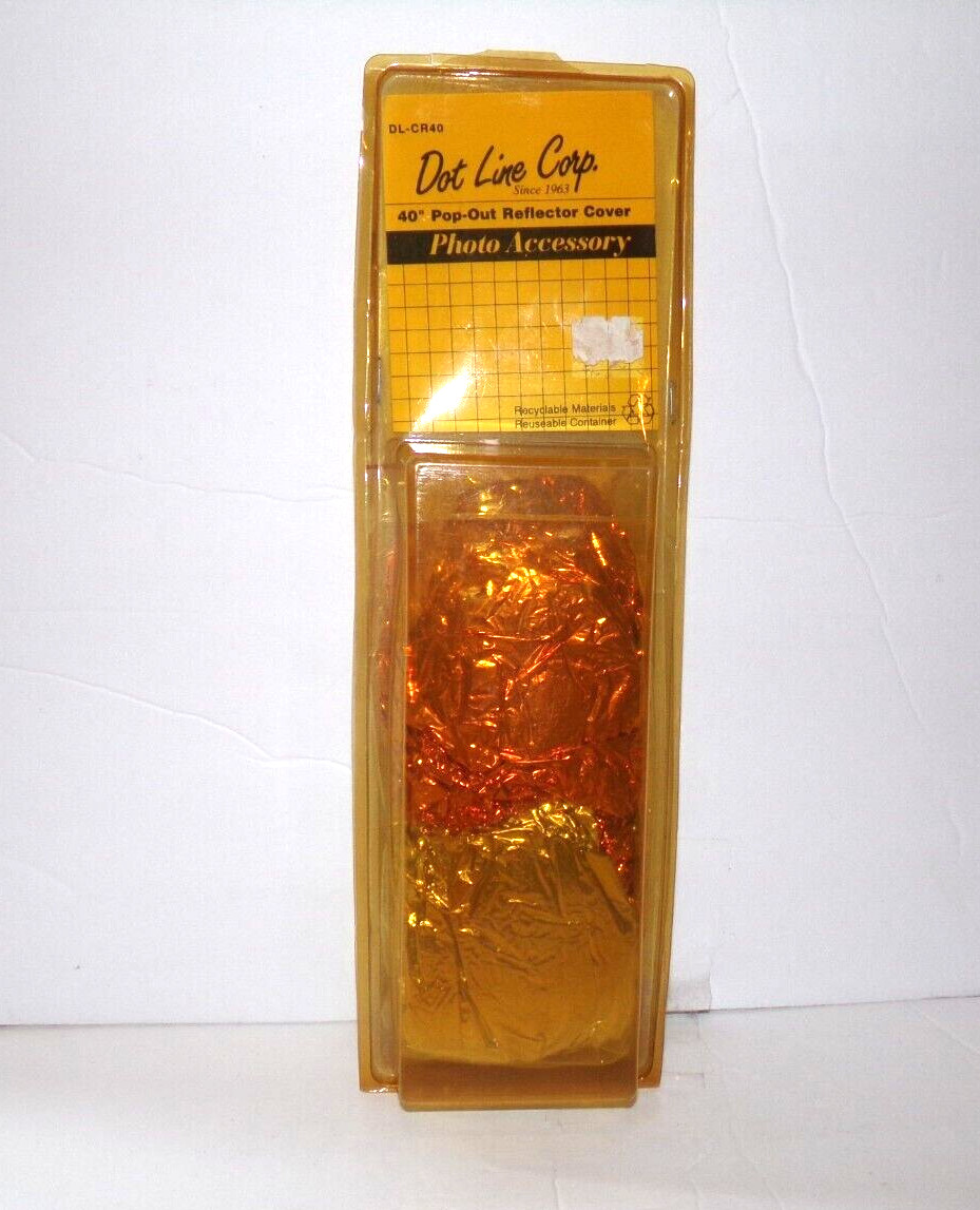 Dot Line Corp. DL-CR40 Pop Out Reflector Cover 40"  New but old stock reversible