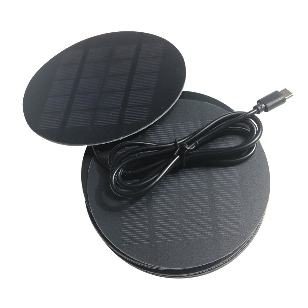 Solar Panel Charger Type-C Output Operating Current 0-210mA For Lights