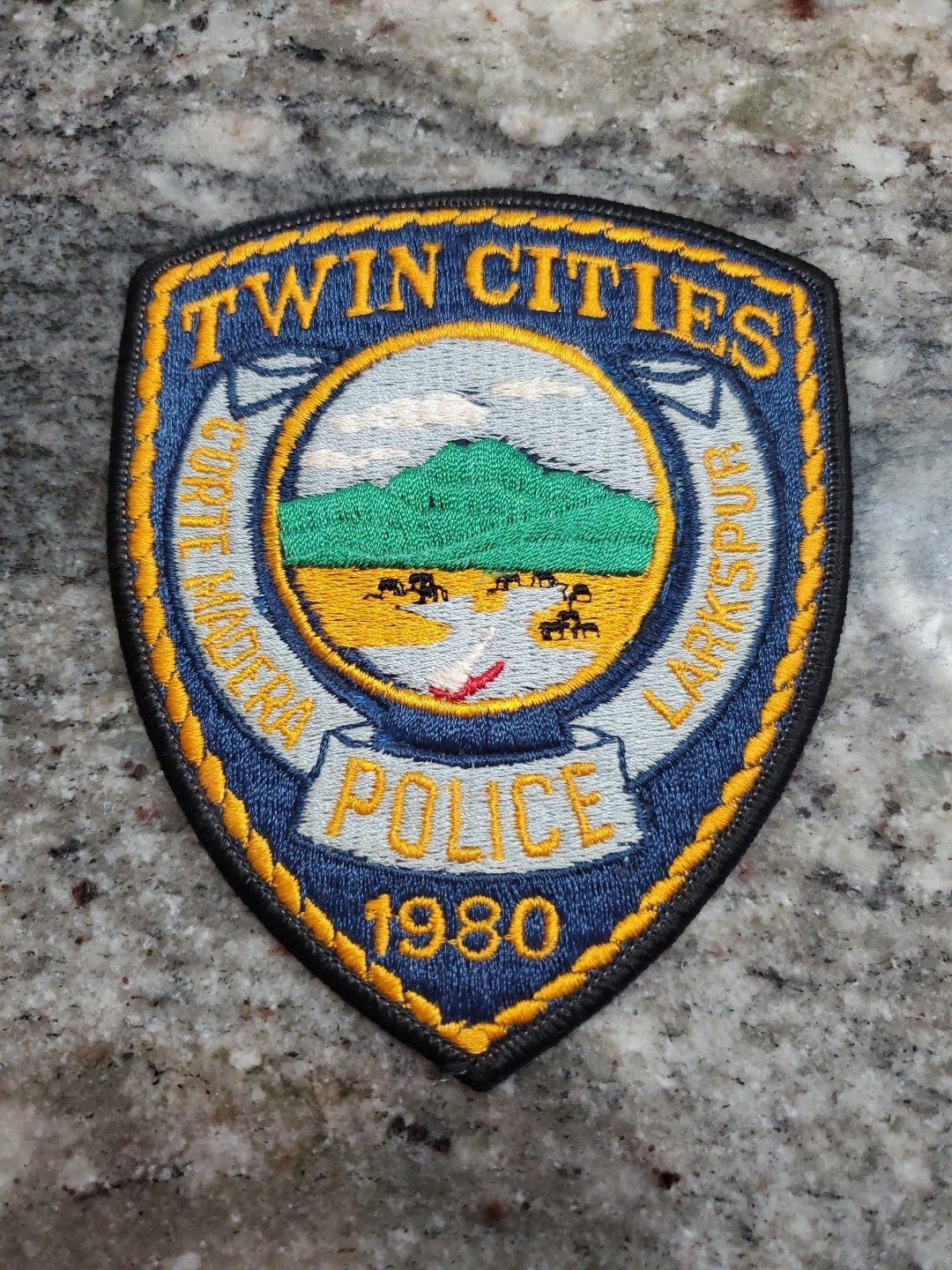 Twin Cities California Police Department Patch