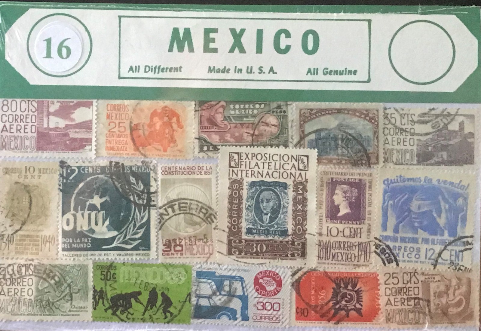 Stamp Packet - Mexico