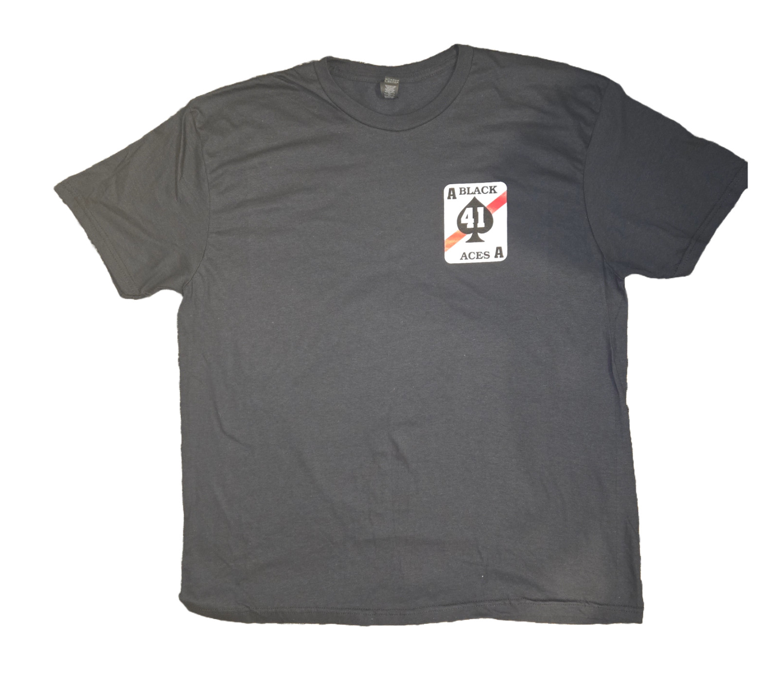VF-41 Black Aces "First To Fight, First To Strike" T-Shirt - SIZE LG