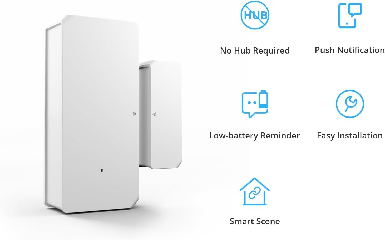 SONOFF Wi-Fi Wireless Door Window Sensor Smart Home Security No Gateway Required