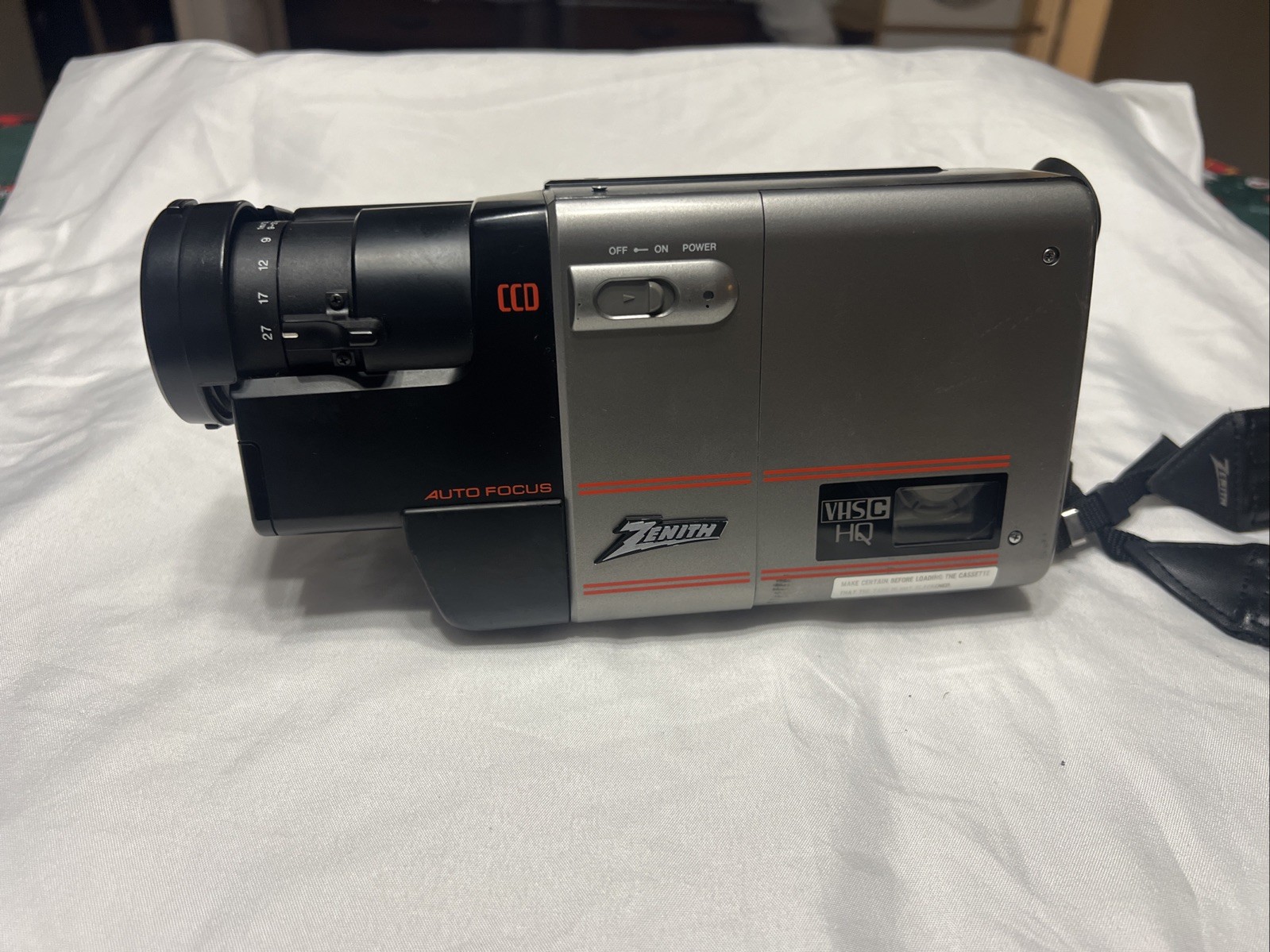 Zenith VM6175 Camcorder Bundle Charger Case Instructions